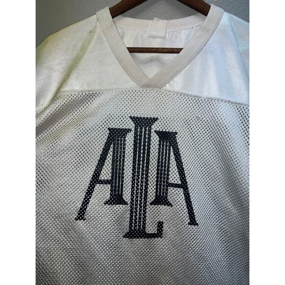 Vintage White Football Practice Jesrey Buddys All Star ALA Mesh Top Large - Picture 2 of 9